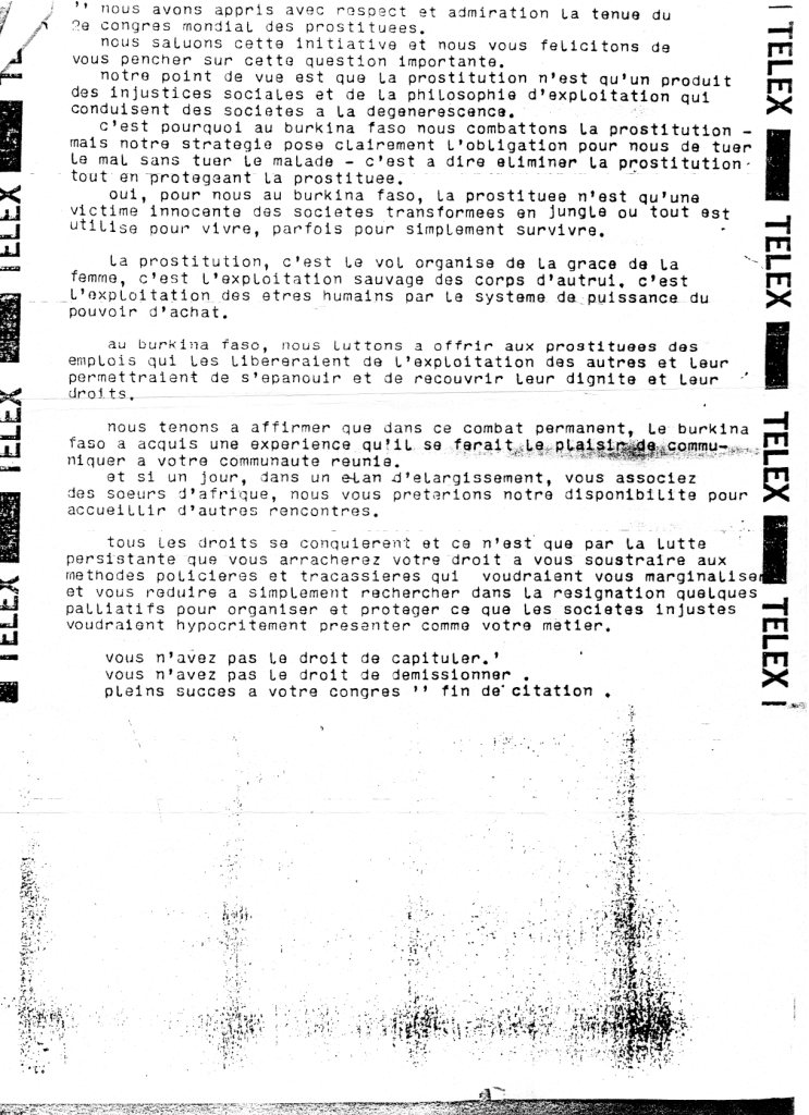 accueil prostituée